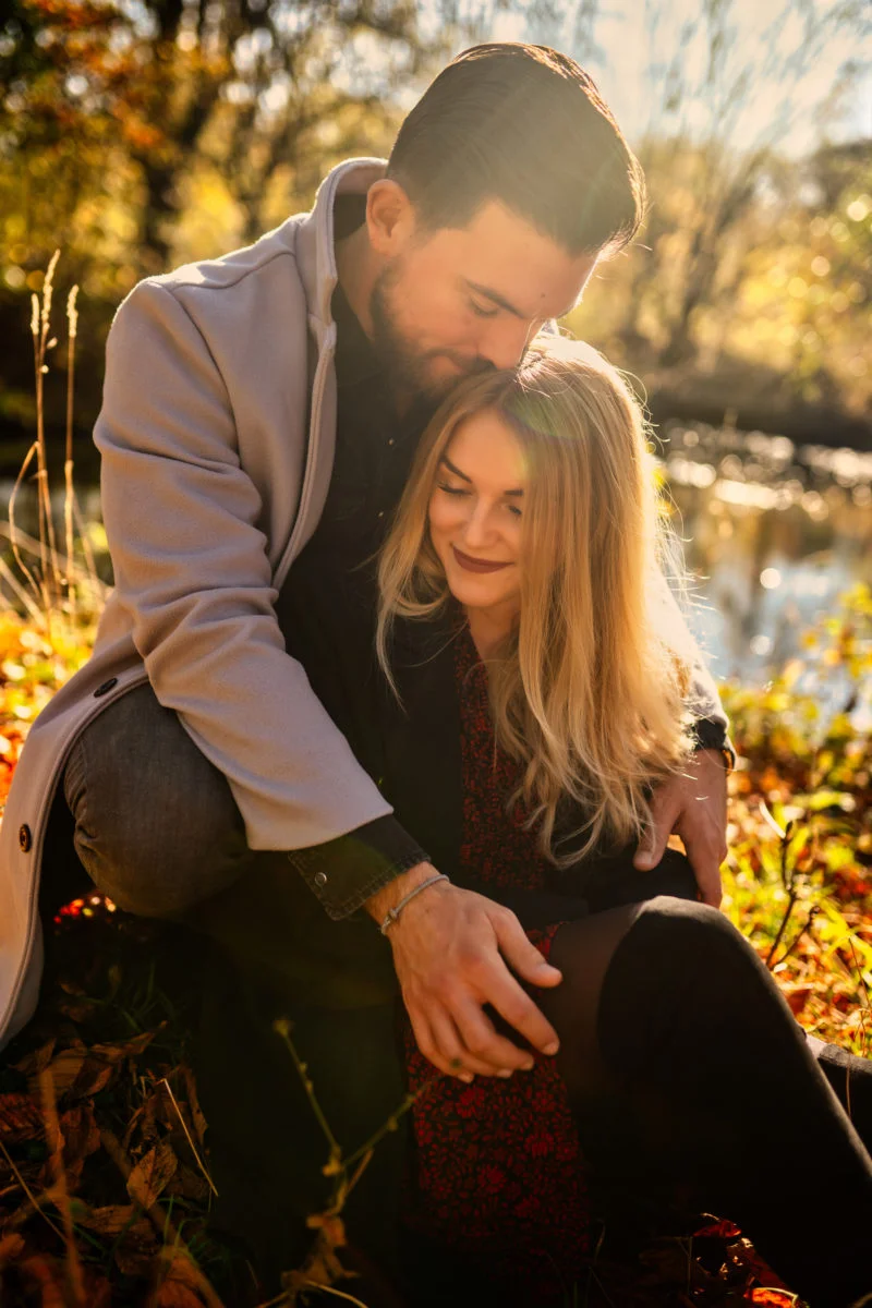 Paarshooting Leipzig Herbst Fotograf