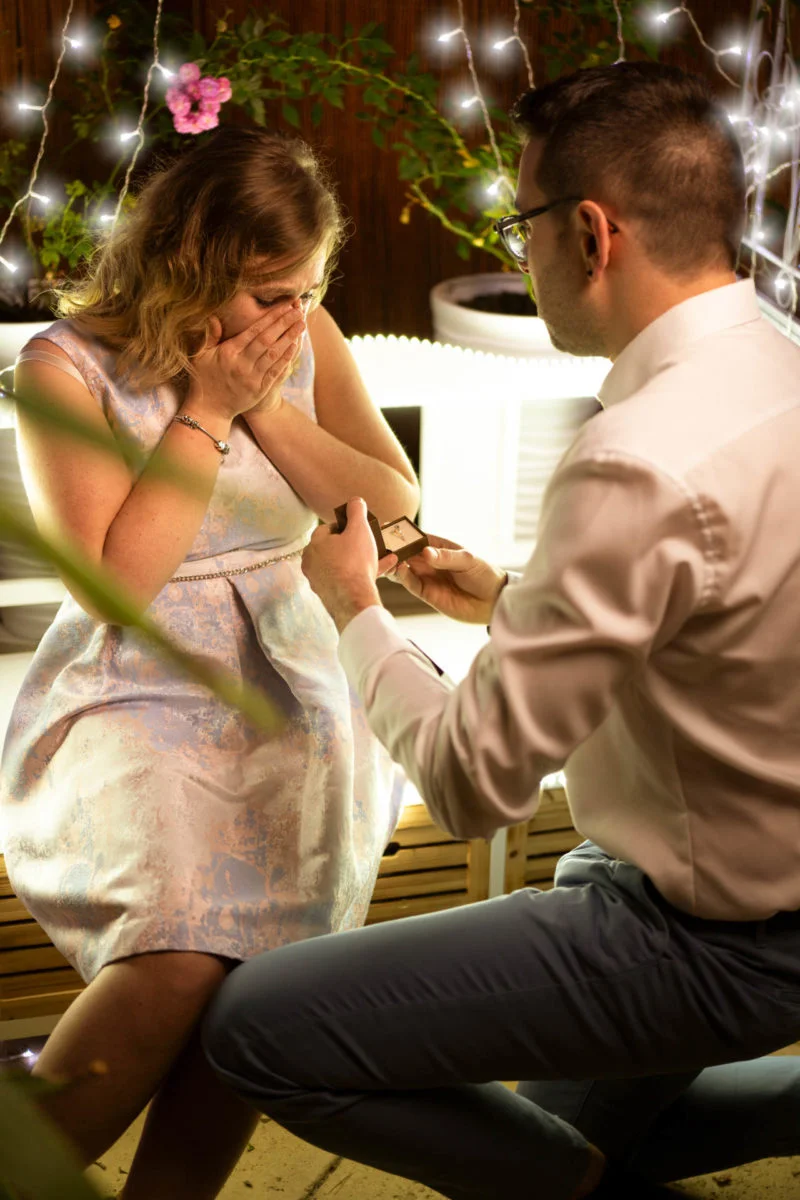 Heiratsantrag Fotoshooting Idee