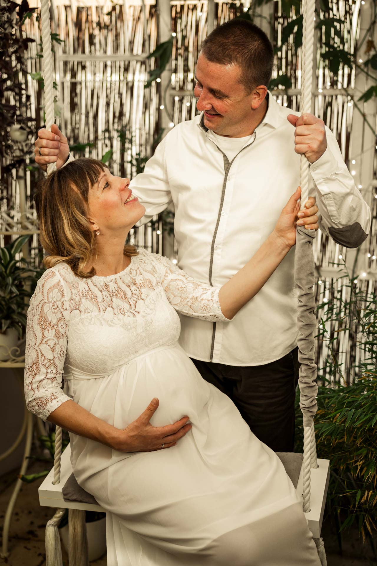 Leipzig Hochzeit Paarshooting Paarfotograf - Manja und Christian Babybauch 19 1