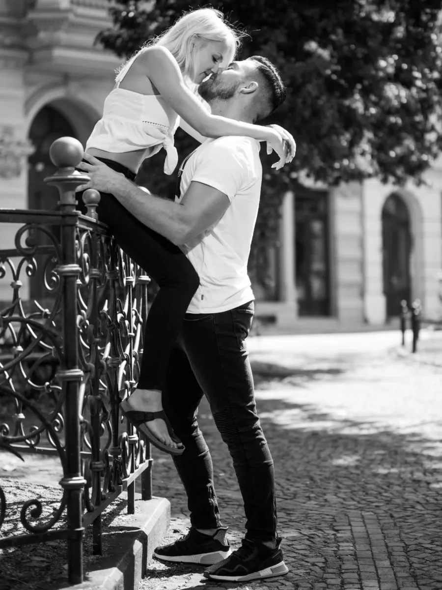 Janice und Marco - Paarshooting in Leipzig - sinnliche Posen