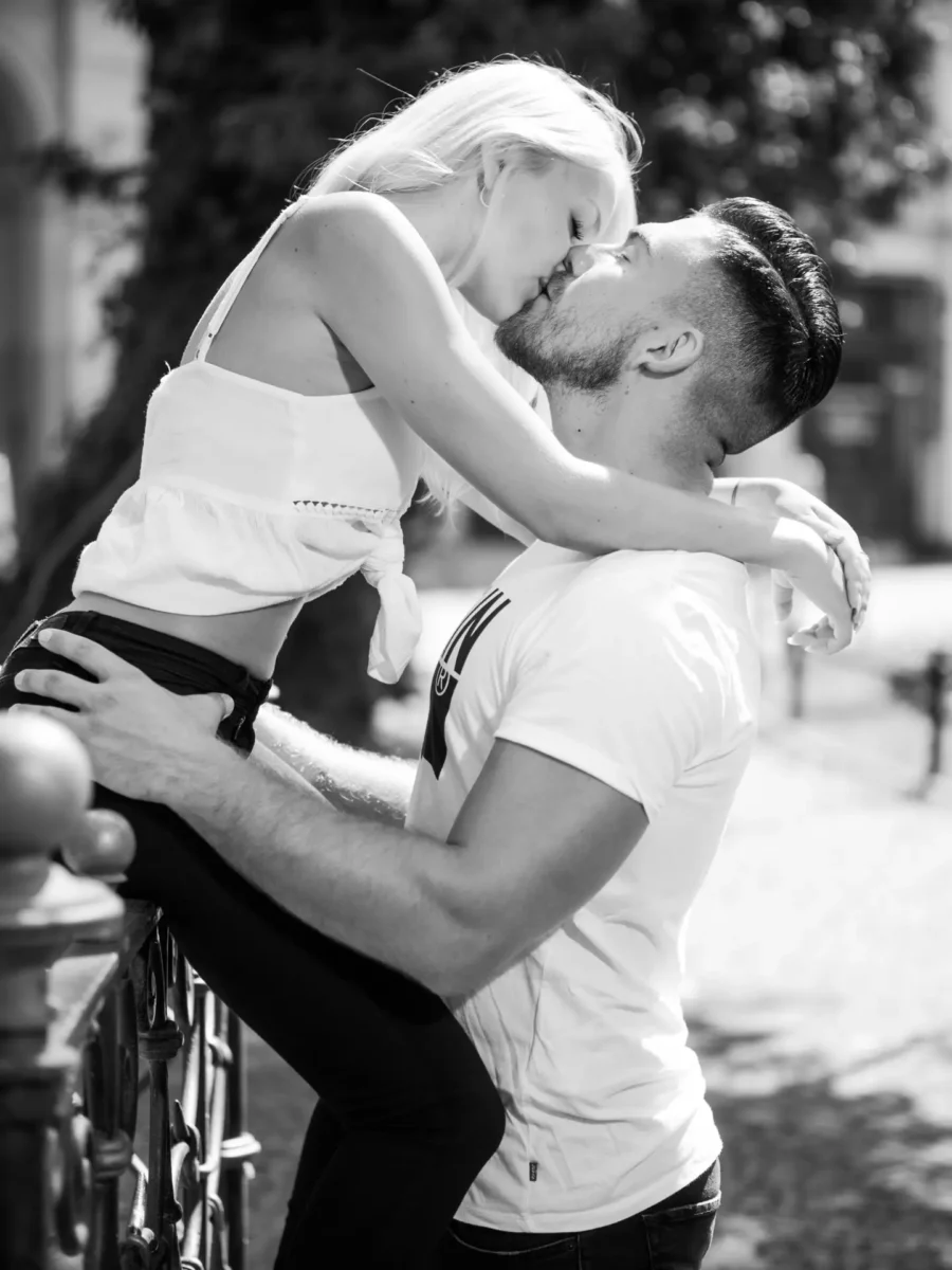 Janice und Marco - Paarshooting in Leipzig - sinnliche Posen