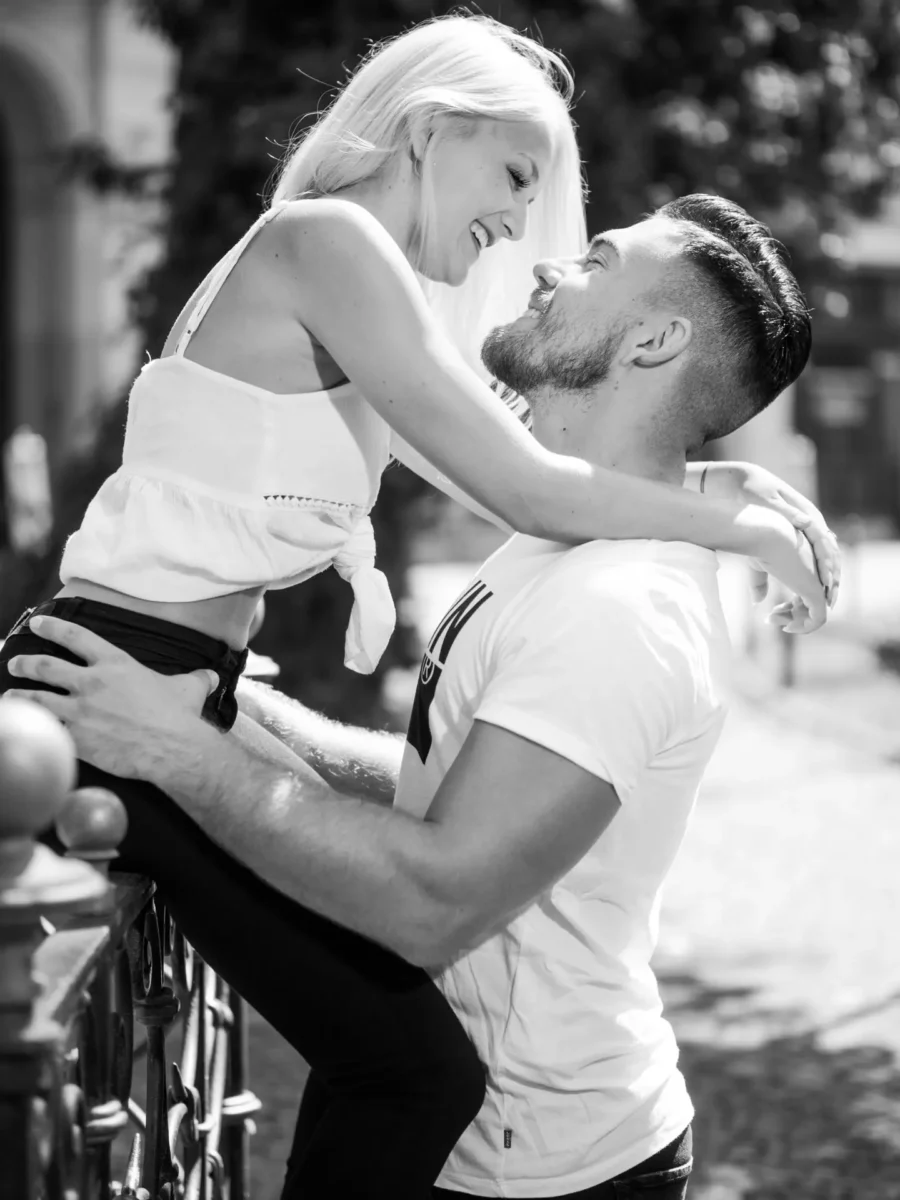 Janice und Marco - Paarshooting in Leipzig - sinnliche Posen