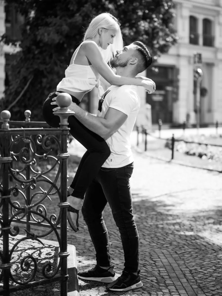 Janice und Marco - Paarshooting in Leipzig - sinnliche Posen