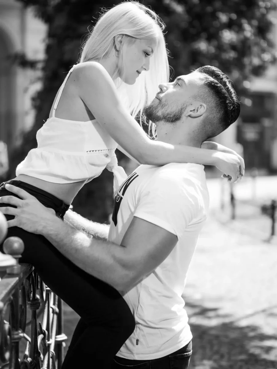 Janice und Marco - Paarshooting in Leipzig - sinnliche Posen