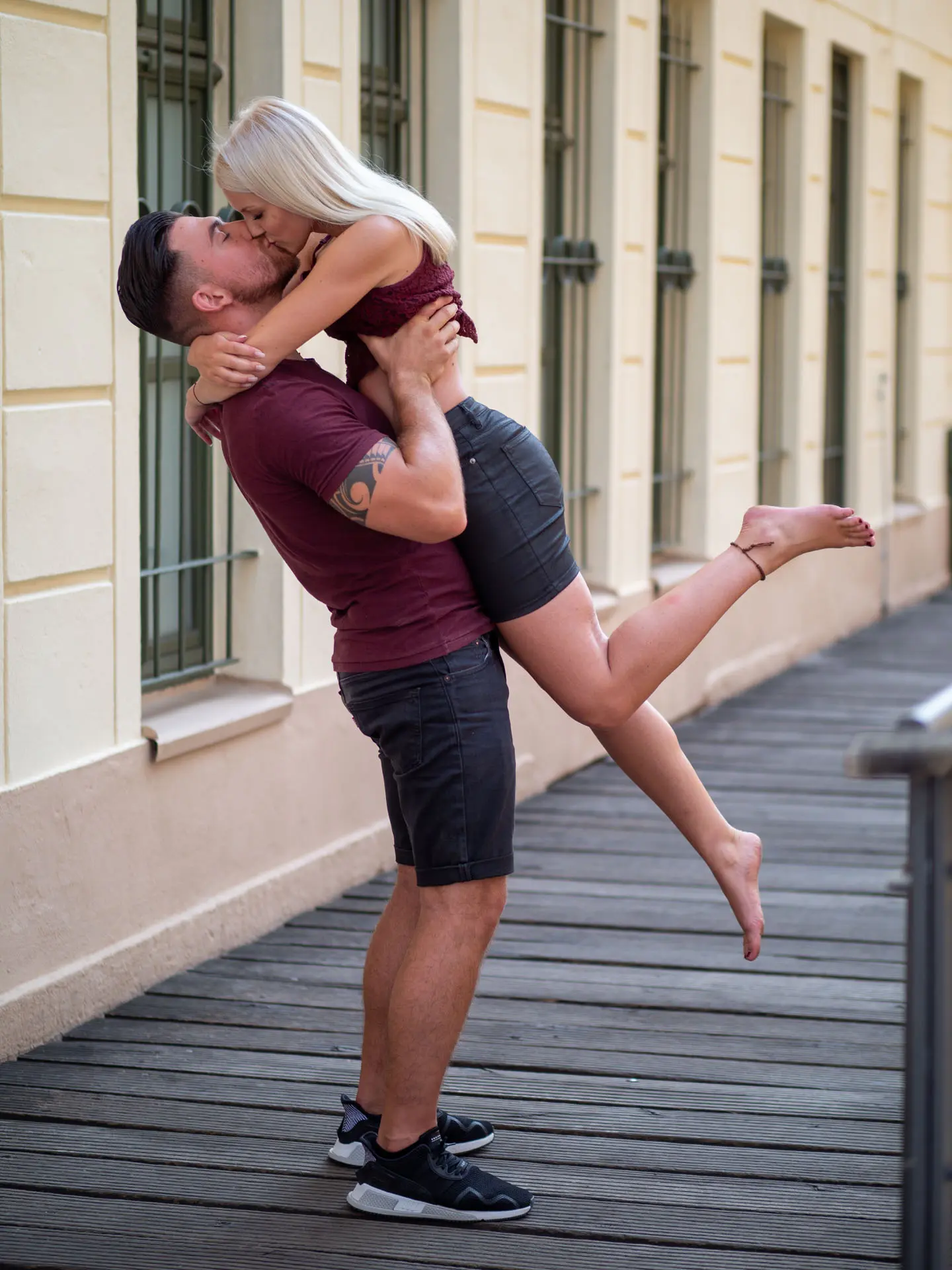 Janice und Marco - Paarshooting in Leipzig - sinnliche Posen