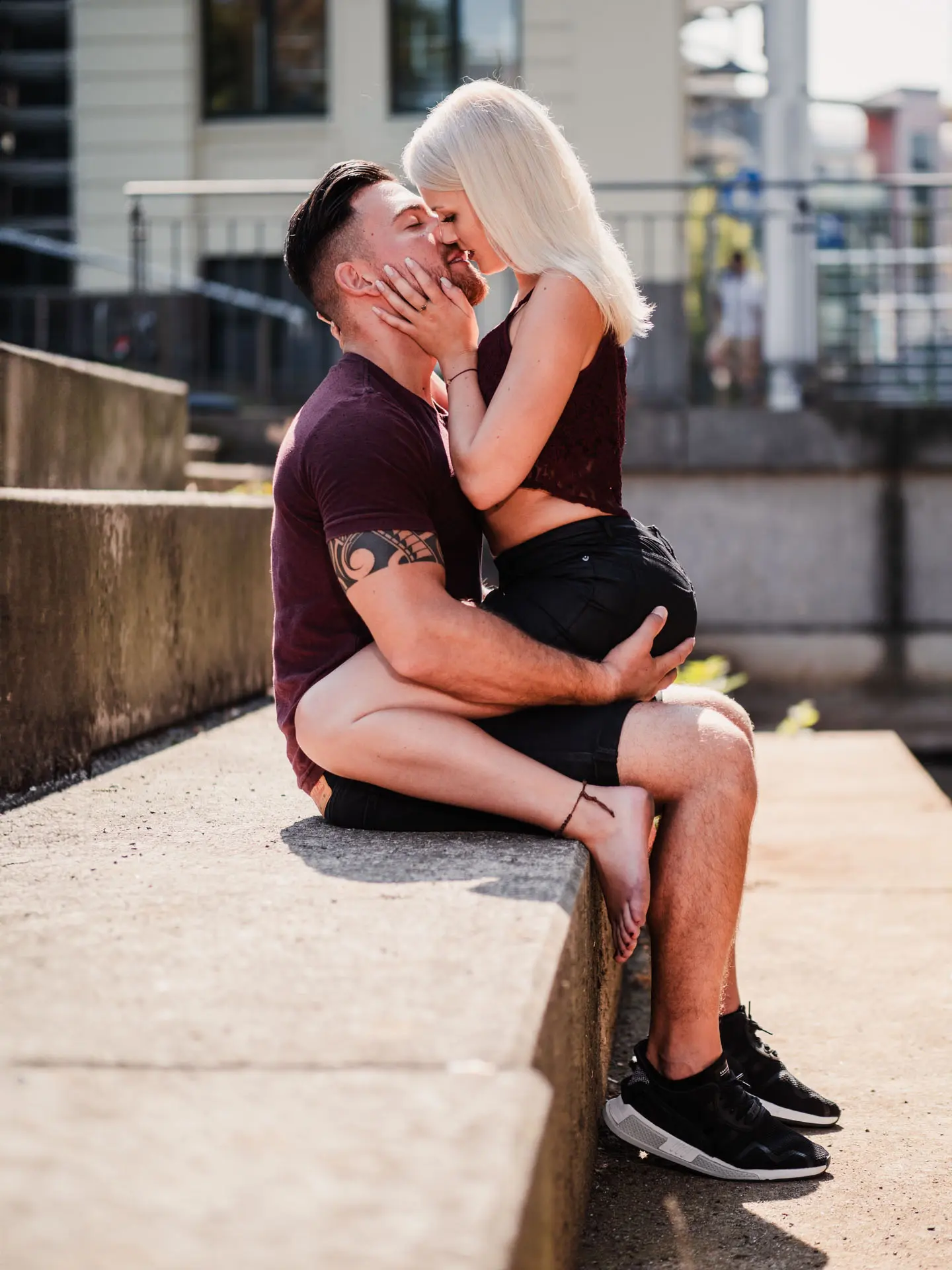 Janice und Marco - Paarshooting in Leipzig - sinnliche Posen