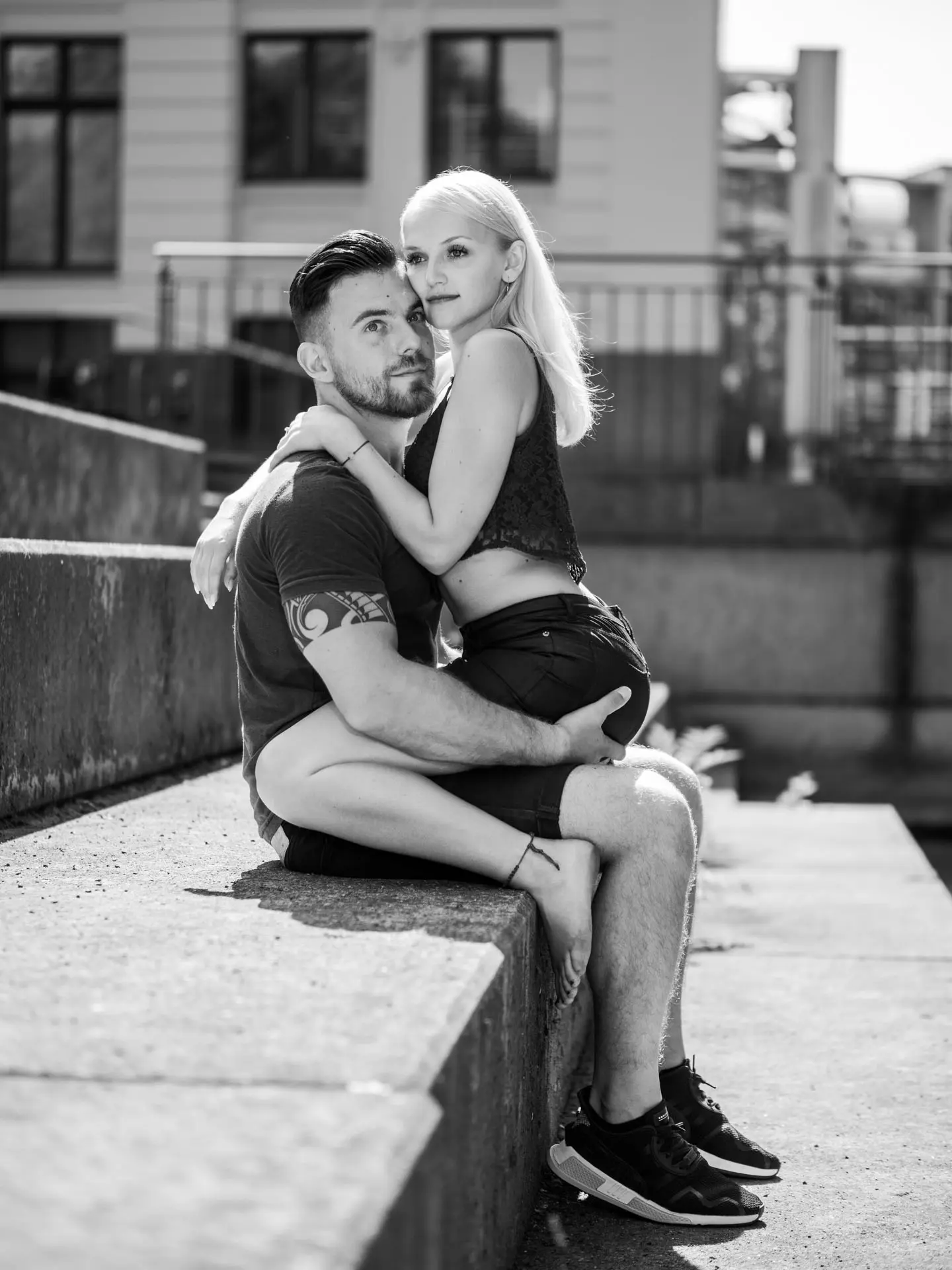 Janice und Marco - Paarshooting in Leipzig - sinnliche Posen
