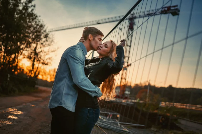 Mariele und Daniel - Herbstshooting im Rosental Leipzig